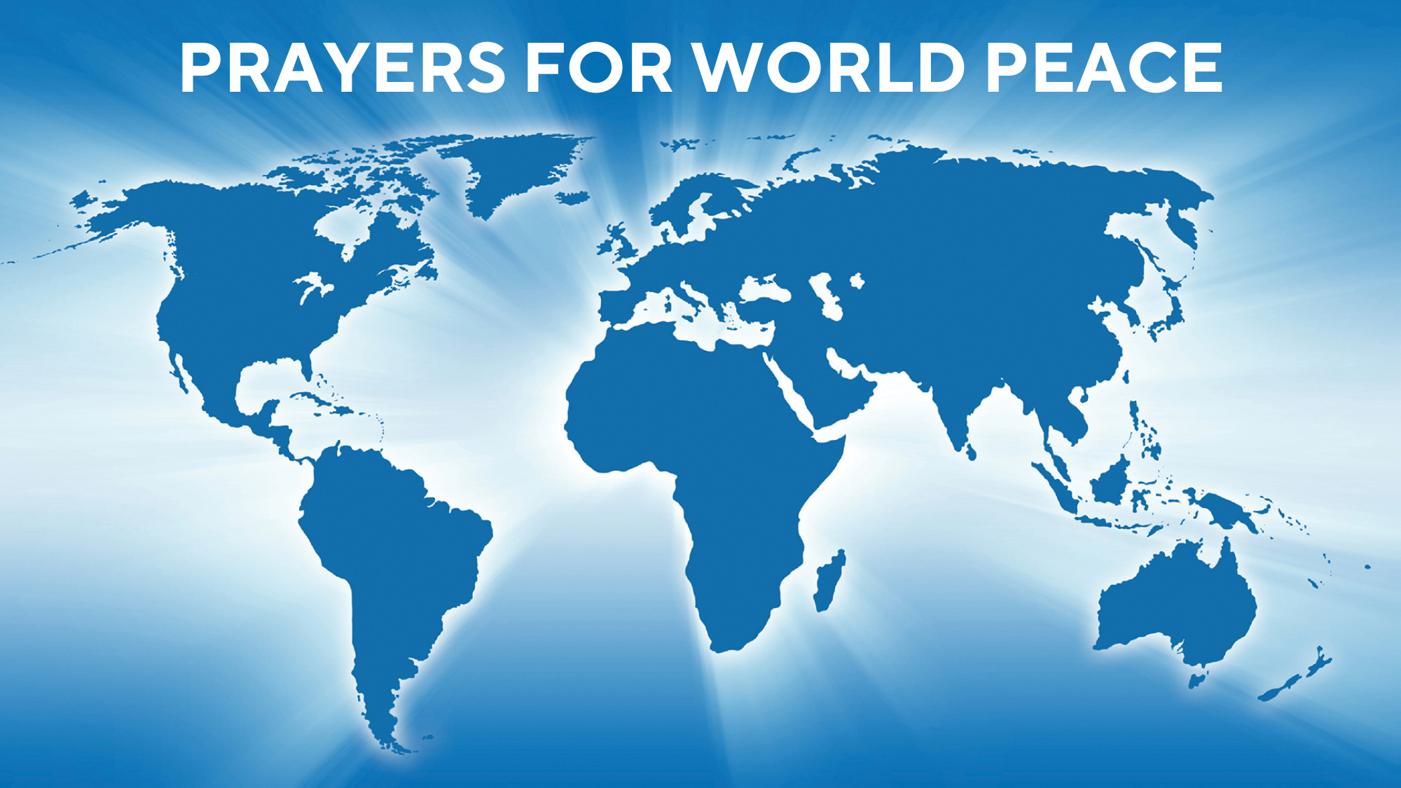 prayers for world peace class banner