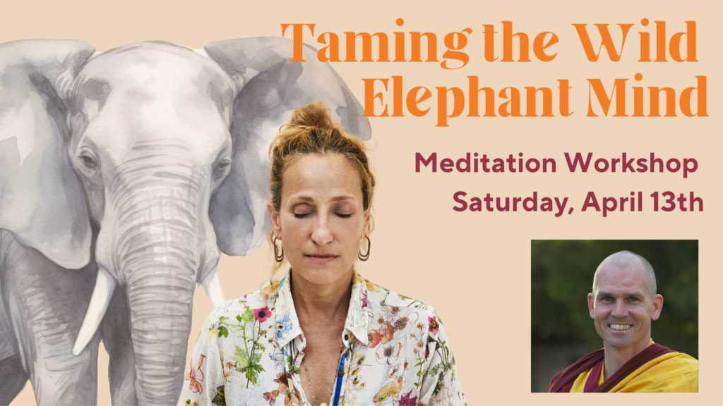 Taming the Wild Elephant Mind workshop with Gen Kelsang Rigpa